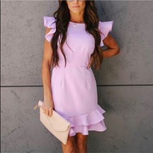 Vici lavender mad hatter dress